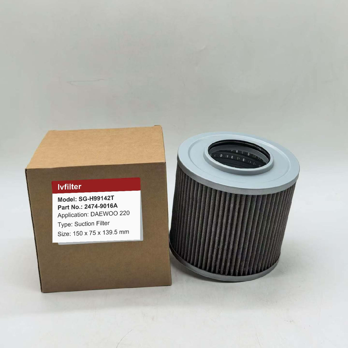 Hydraulic Suction Filter 2474-9016A for DAEWOO 220 | Fits DONALDSON R010044 | Wholesale