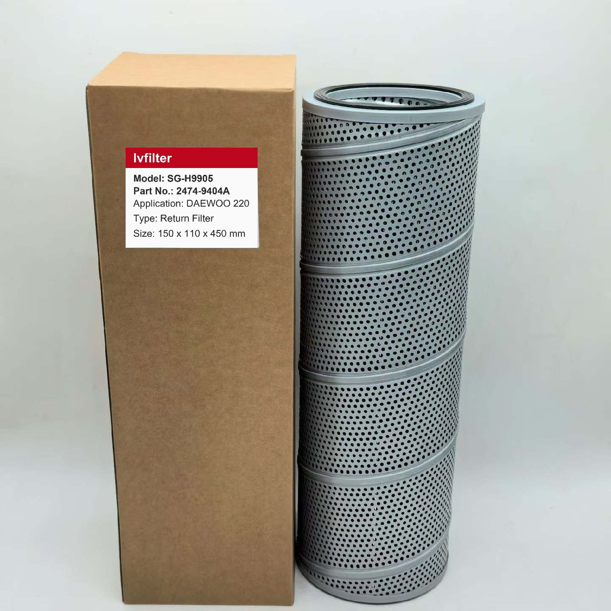 Hydraulic Return Filter 2474-9404A for DAEWOO 220 | Fits DONALDSON P551210 | Wholesale