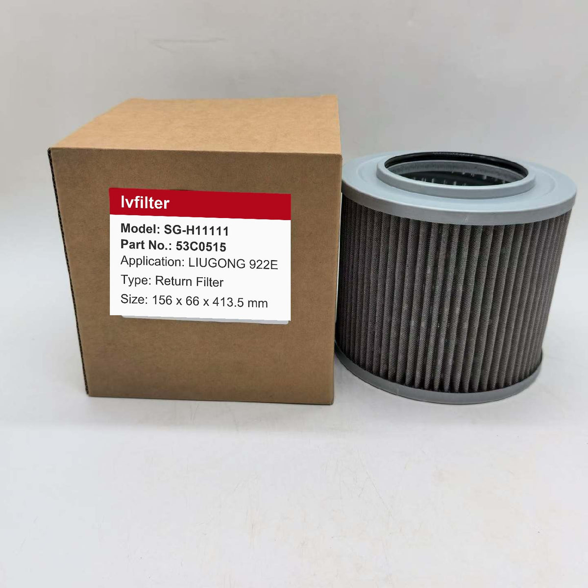 Hydraulic Return Filter 53C0515 for LIUGONG 922E | Fits HIFI SH85034 | Wholesale