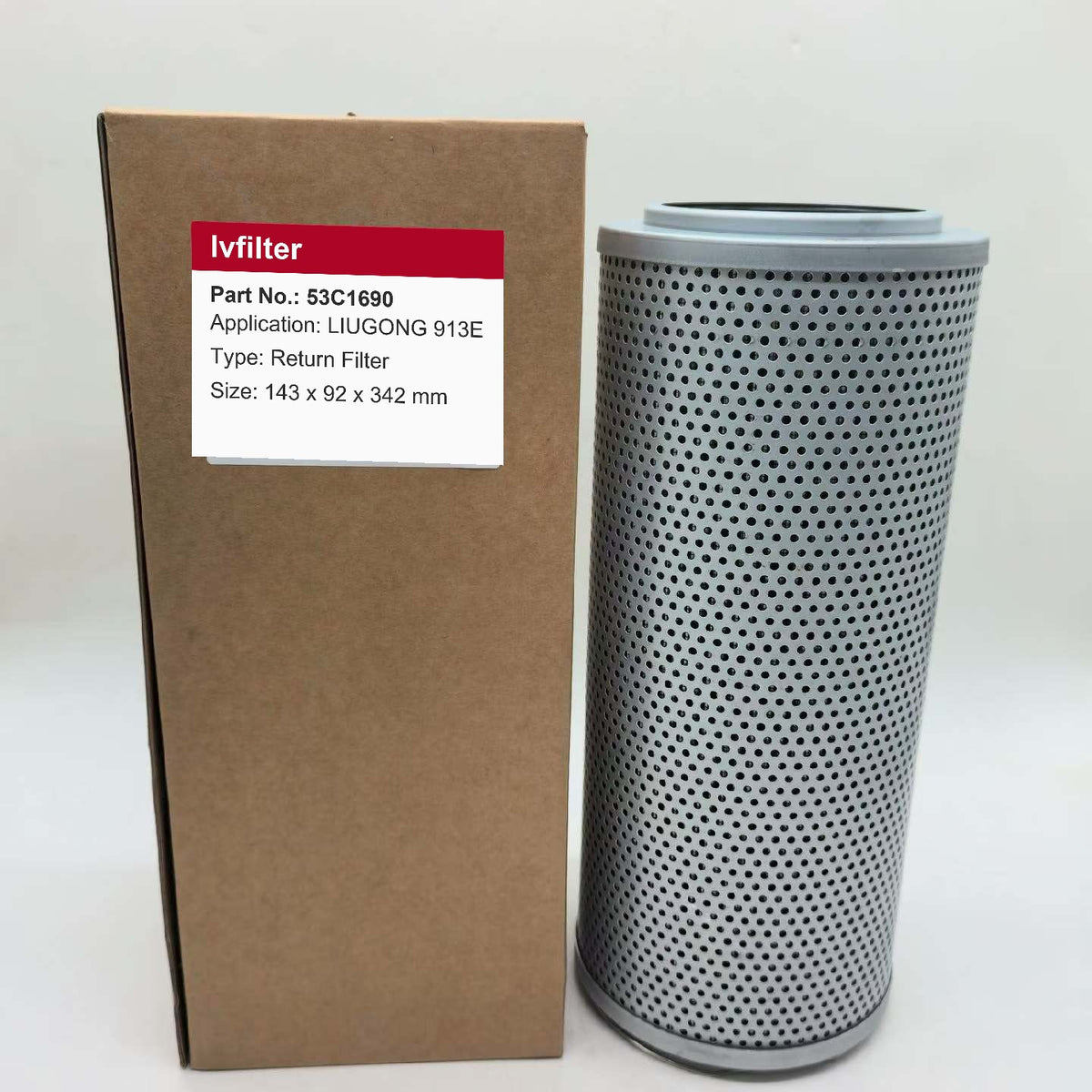 Hydraulic Return Filter 53C1690 for LIUGONG 913E | Wholesale