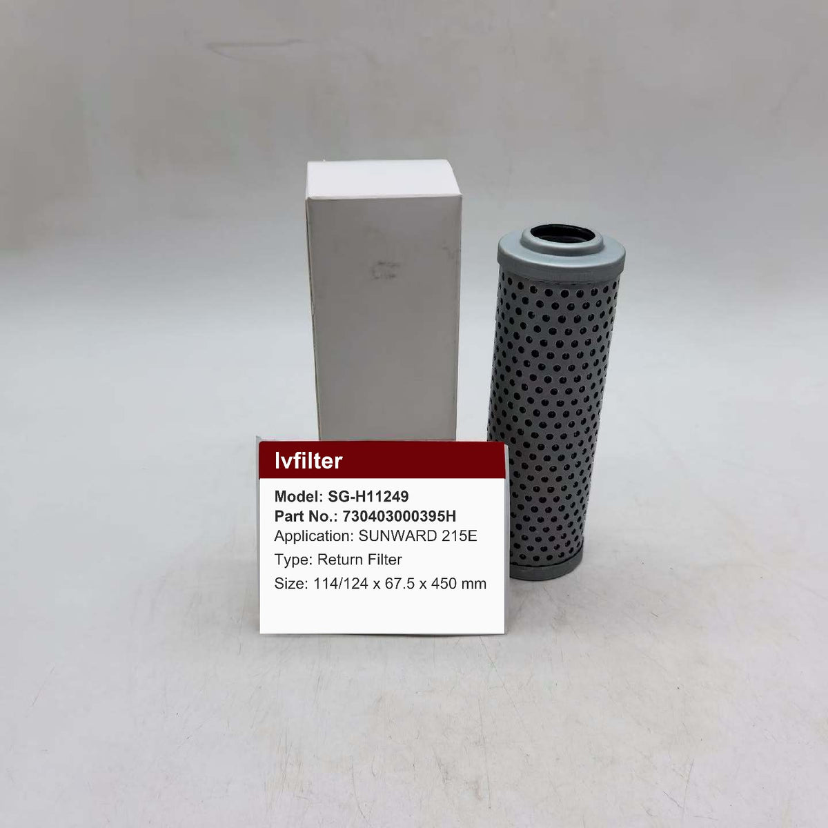 Hydraulic Return Filter 730403000395H for SUNWARD 215E | Fits HYDAC 0980R010ON | Wholesale