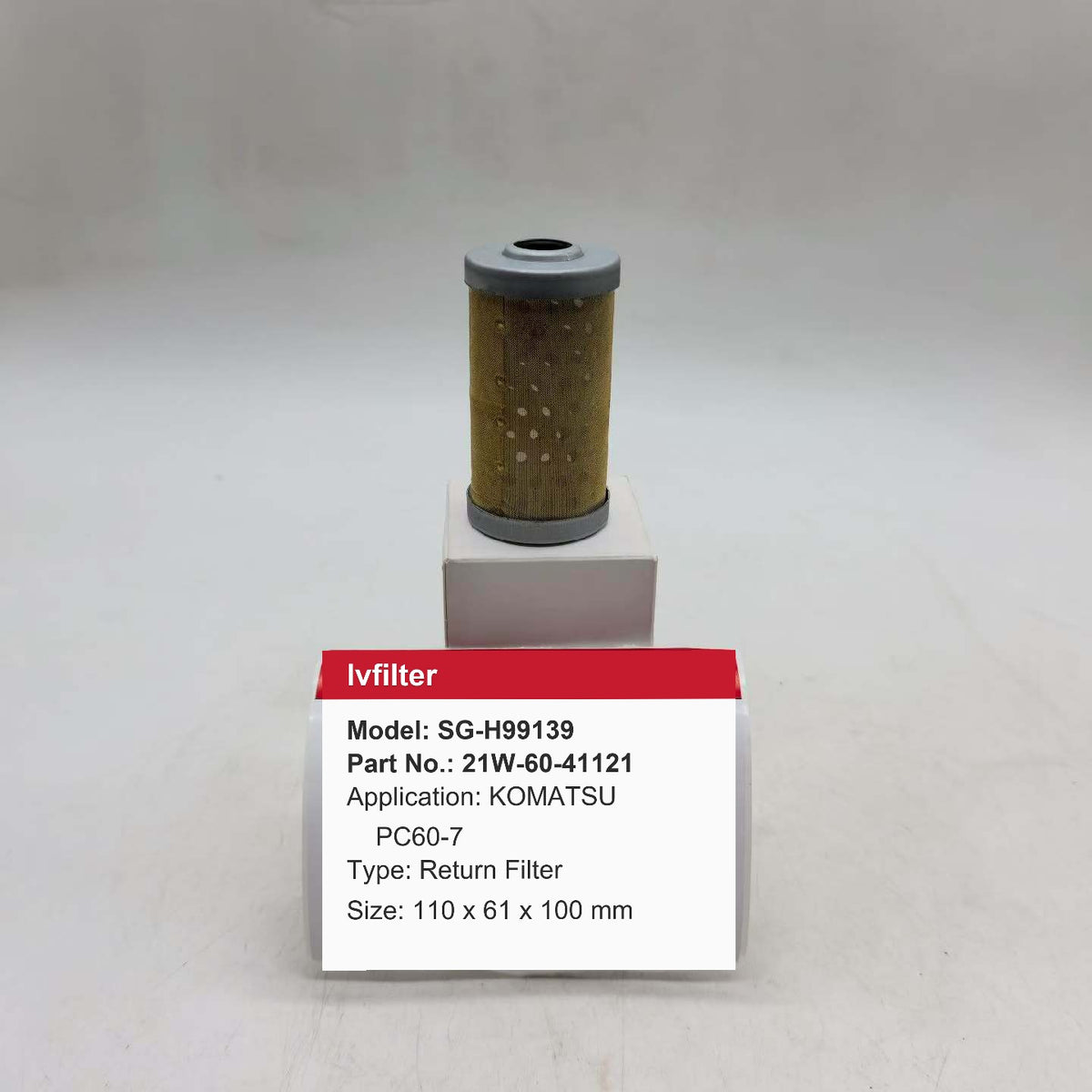 Hydraulic Return Filter 21W-60-41121 for KOMATSU PC60-7 | Fits DONALDSON P959527 | Wholesale