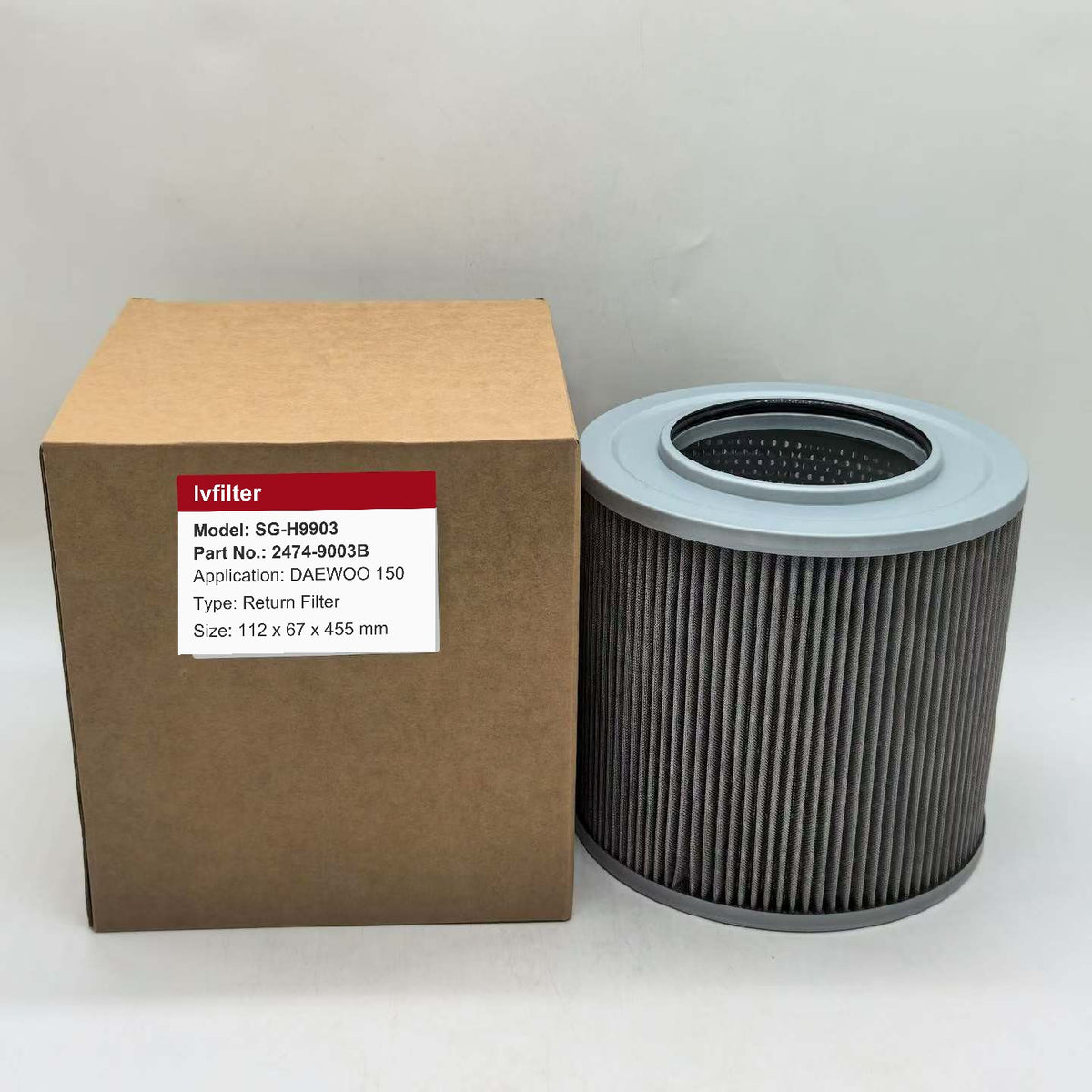 Hydraulic Return Filter 2474-9003B for DAEWOO 150 | Fits DONALDSON P173207 | Wholesale