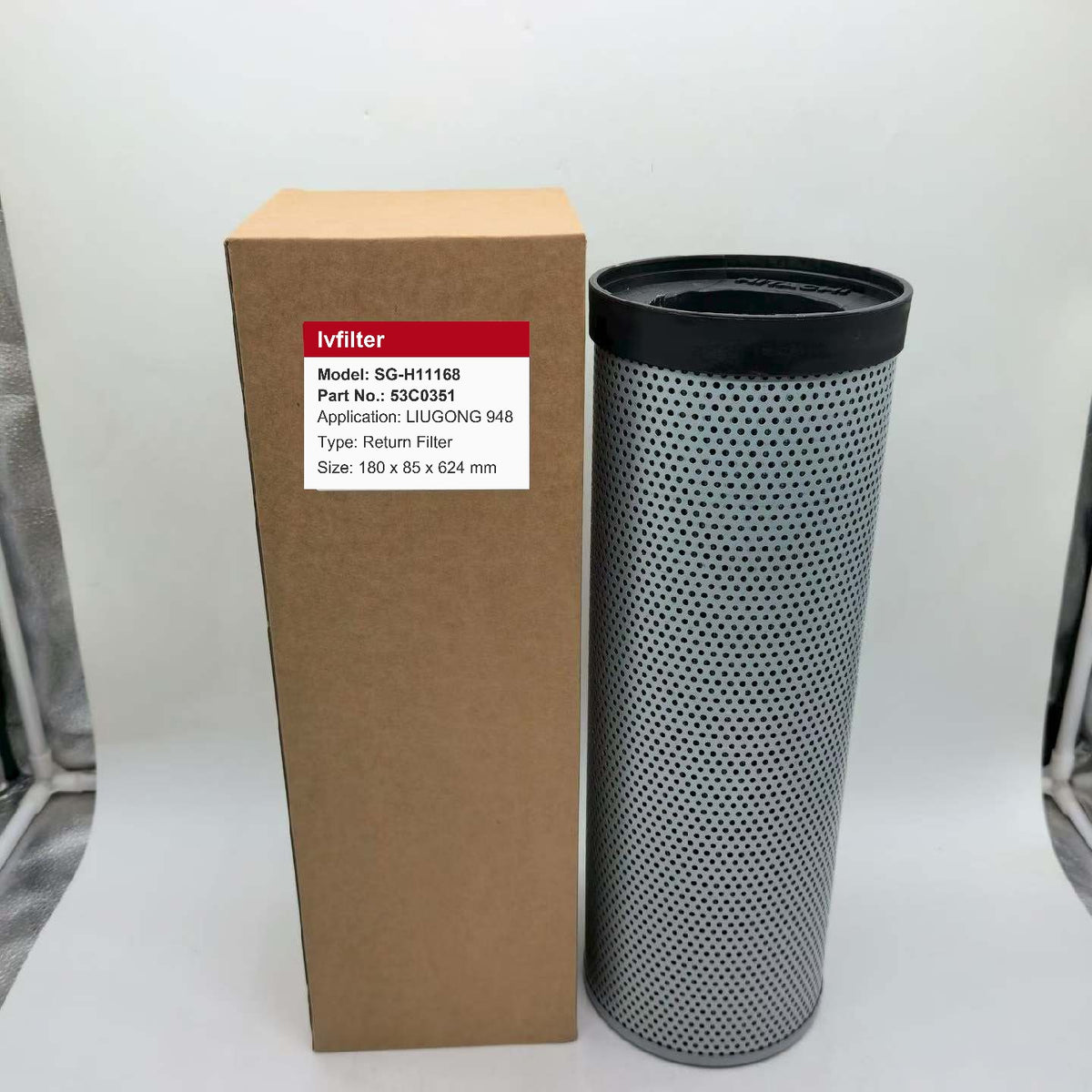 Hydraulic Return Filter 53C0351 for LIUGONG 948 | Wholesale