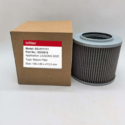 Hydraulic Return Filter 53C0515 for LIUGONG 922E | Fits HIFI SH85034 | Wholesale