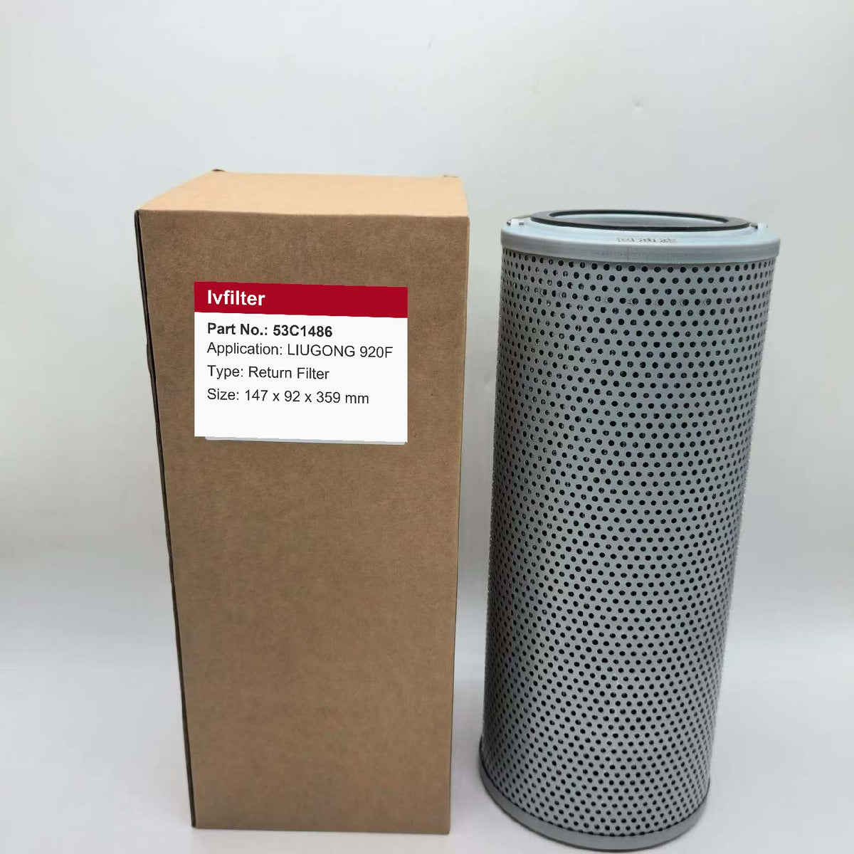 Hydraulic Return Filter 53C1486 for LIUGONG 920F | Wholesale