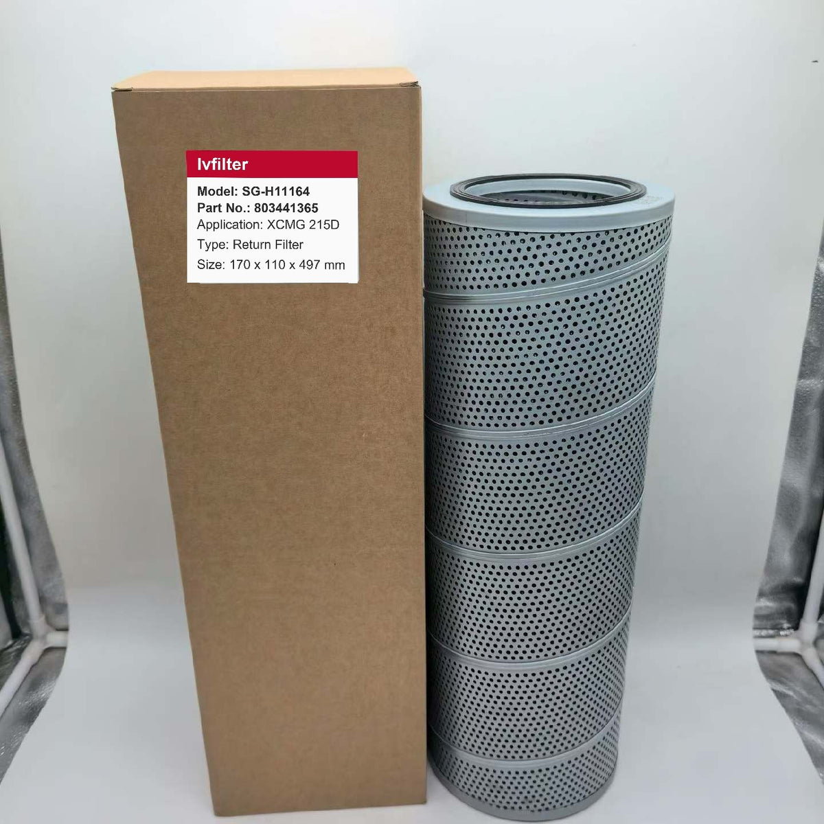 803441365 Hydraulic Return Filter | for XCMG XE215D