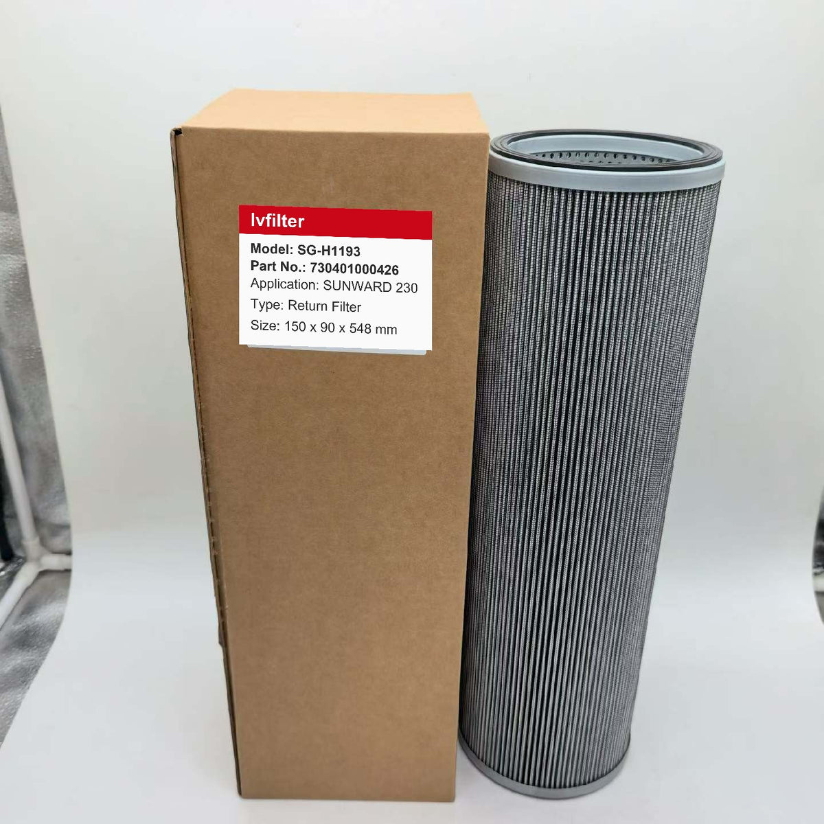 Hydraulic Return Filter 730401000426 for SUNWARD 230 | Fits HYDAC 0980R010ON | Wholesale