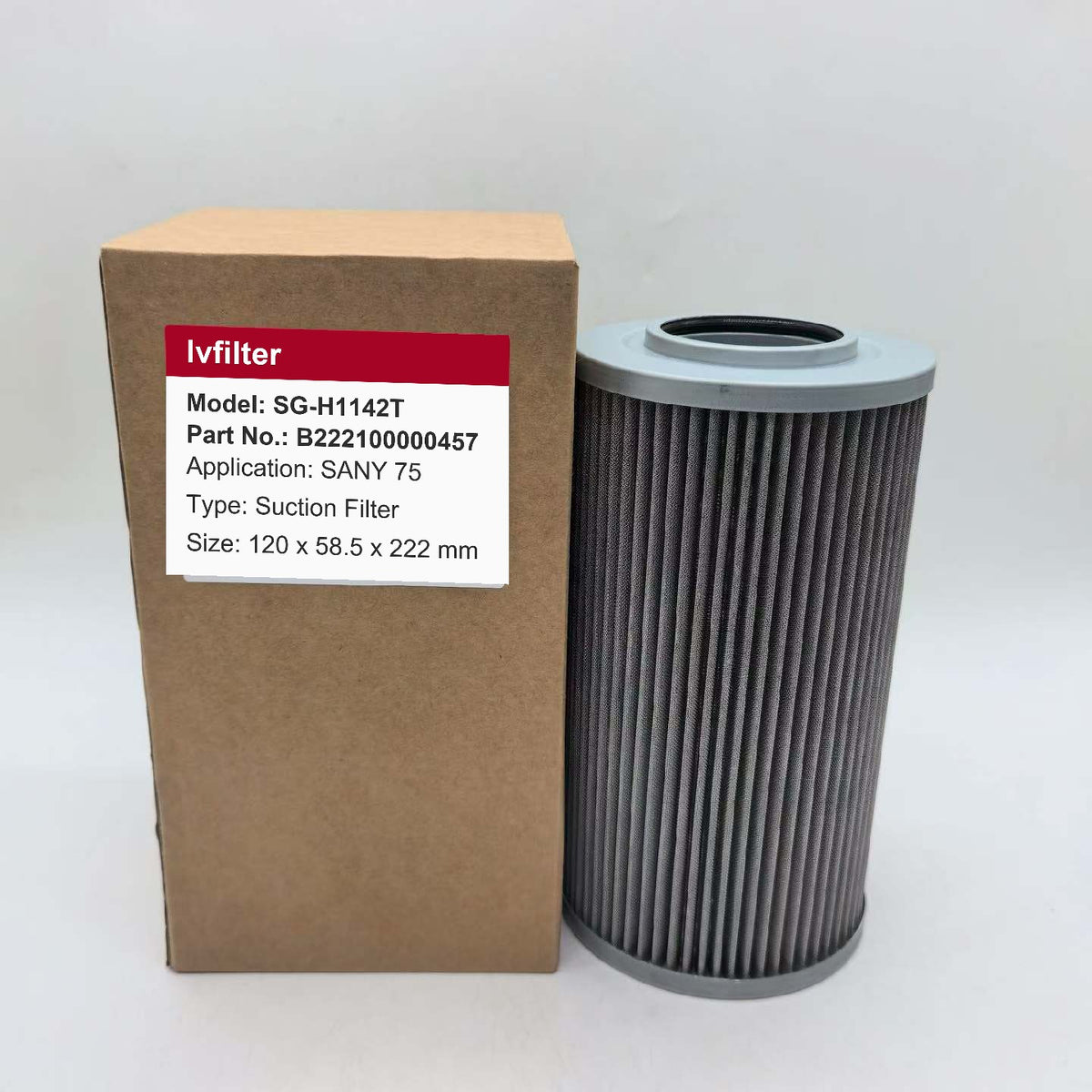Hydraulic Suction Filter B222100000457 for SANY 75 | Wholesale