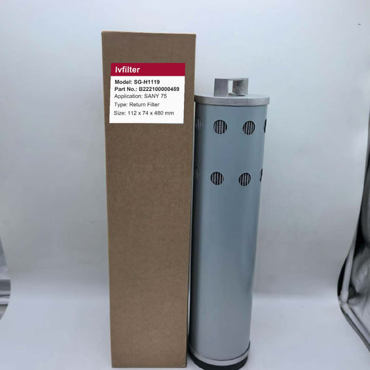 Hydraulic Return Filter B222100000459 for SANY 75 | Fits HIFI SH60469 | Wholesale