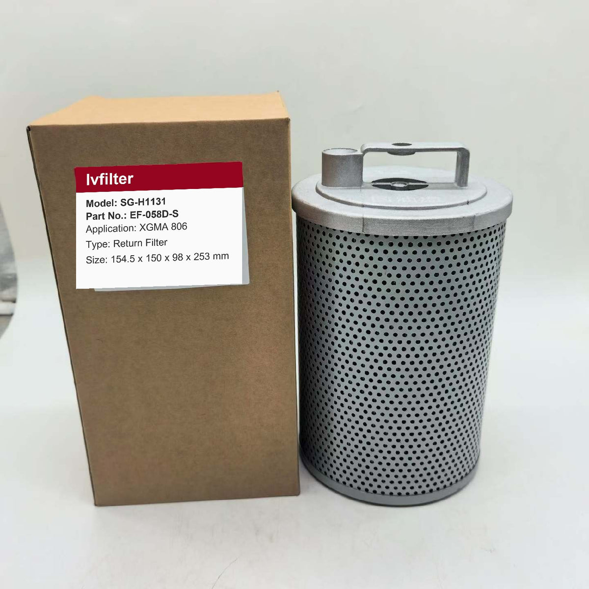 Hydraulic Return Filter EF-058D-S for XGMA 806 | Fits CHANJOR CH131 | Wholesale