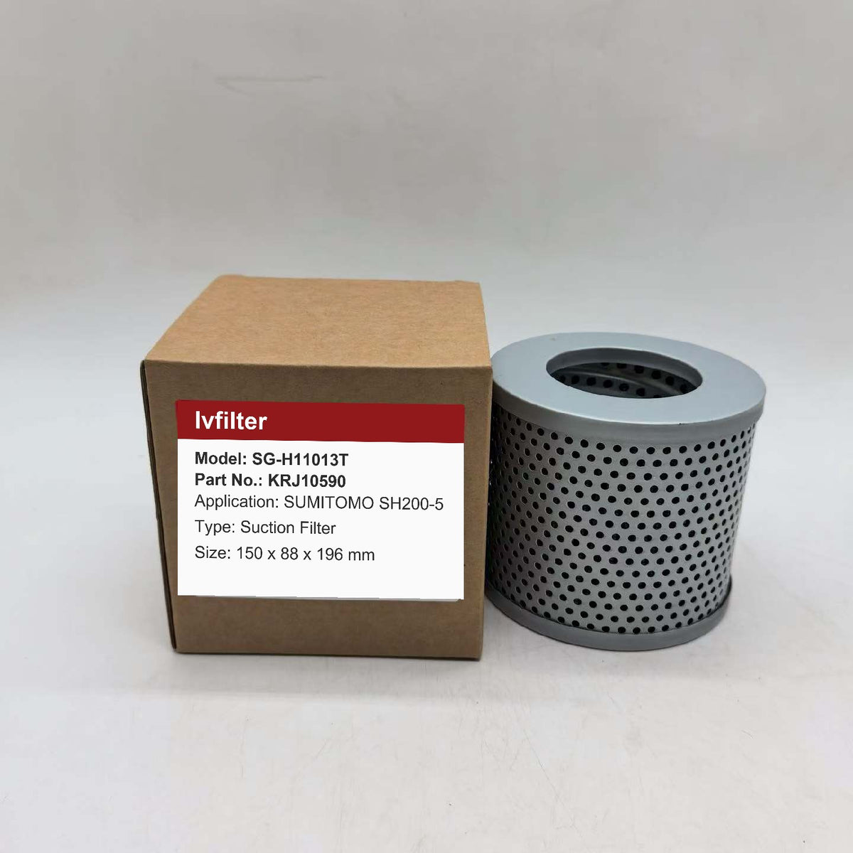 Hydraulic Suction Filter KRJ10590 for SUMITOMO SH200-5 | Fits BALDWIN PT23592 | Wholesale