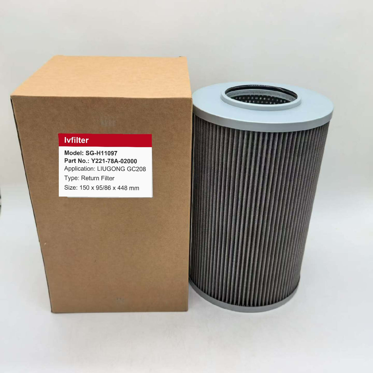 Hydraulic Return Filter Y221-78A-02000 for LIUGONG GC208 | Fits KOMAI H-4325 | Wholesale