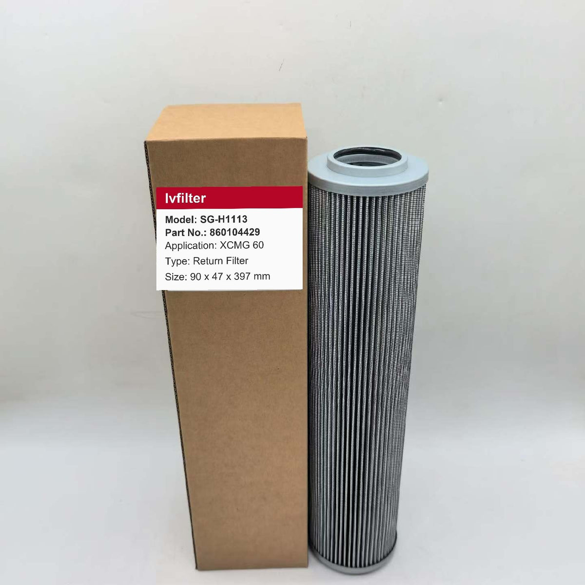860104429 Hydraulic Return Filter Replaces TLX368C | for XCMG XE60