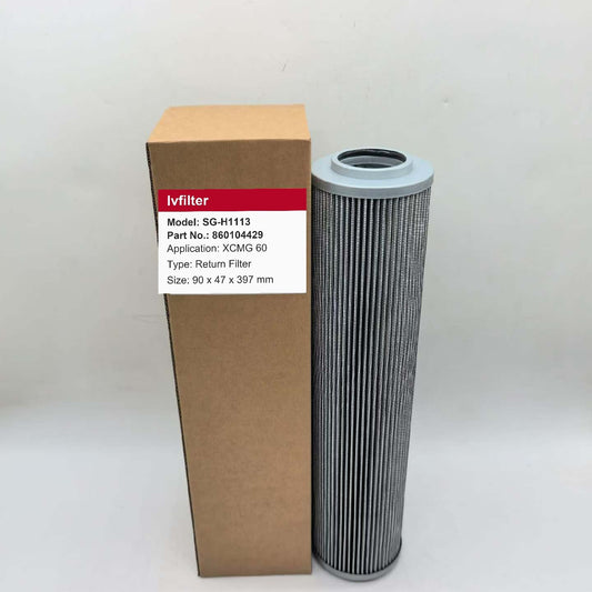 860104429 Hydraulic Return Filter Replaces TLX368C | for XCMG XE60